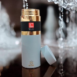 LeCasa - Greek Copper Water Bottle 500ML | Color - Berish Grey | 100% Pure Copper With ISO Certification |