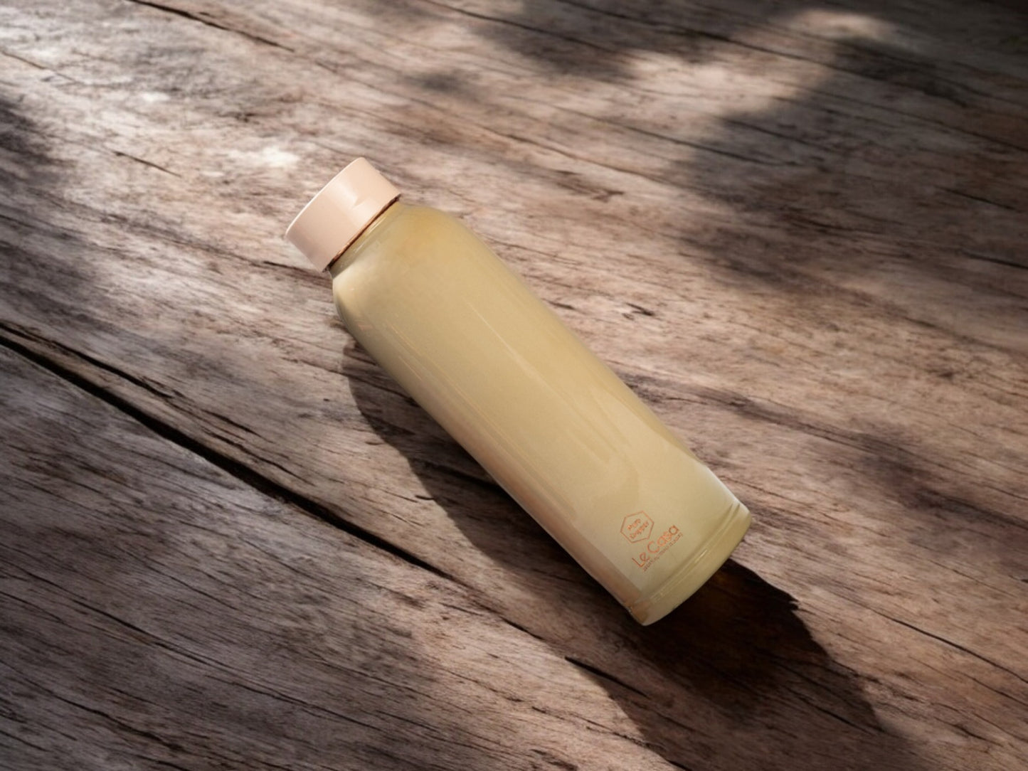 LeCasa - Duro Sports Copper Water Bottle 950ML | Color - Pear Green | 100% Pure Copper with ISO Certification | BPA Free, Leak Proof, Rust Free & Eco Friendly |