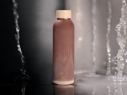 LeCasa - Duro Sports Copper Water Bottle 950ML | Color - Terracotta | 100% Pure Copper with ISO Certification | BPA Free, Leak Proof, Rust Free & Eco Friendly |